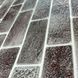 Самоклеящаяся 3D панель для стен &laquo;Кирпич микс серый гламур&raquo;, 680x680x4 мм 2611-4 фото 3